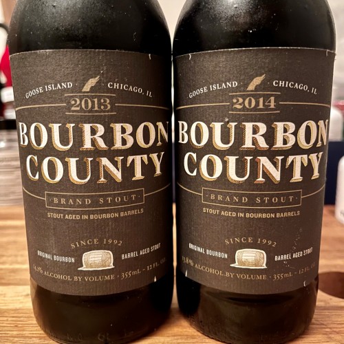 Goose Island Bourbon County Stout 2013 + 2014 BCBS