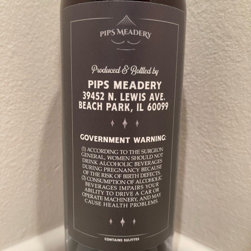 Pips Meadery - Barrel Aged Blue Suede Shews