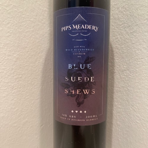 Pips Meadery - Barrel Aged Blue Suede Shews