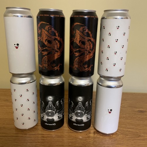 Tree House Brewing 8 PACK: 2 * OTHERWORLDLY, 2 * EVIL JULIUS, 2 GHOST EMOJI & 2 * EXTRA SPOOKY - 8 CANS TOTAL