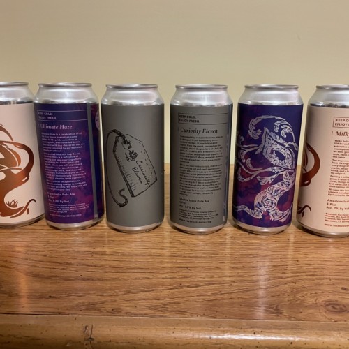 Tree House Brewing 2 * CURIOSITY 11, 2 * MILKY JULIUS & 2 * ULTIMATE HAZE - 6 CANS TOTAL