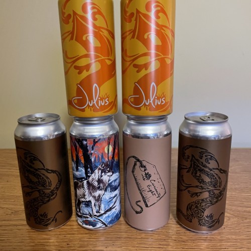 Tree House Brewing 1 * CURIOSITY 151, 1 * CURIOSITY 8, 2 * VERY DDDOUBLEGANGERRR & 2 * JULIUS- 6 CANS TOTAL