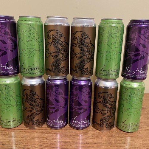 Tree House Brewing 4 * VERY HAZE & 4 * VERY GREEN & 4 * VERY DDDOUBLEGANGERRR - 12 CANS TOTAL