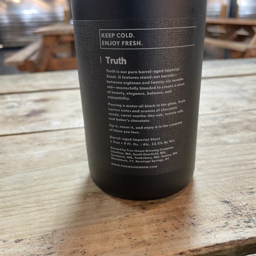 Tree House Brewing 750 ML BOTTLE TRUTH BARREL-AGED STOUT - 02/12/2025